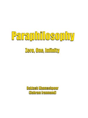 cover image of Paraphilosophy